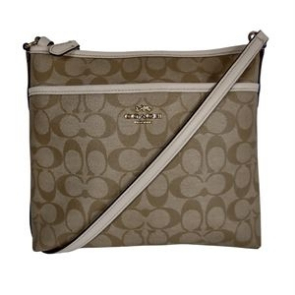Coach Signature File Crossbody Bag
